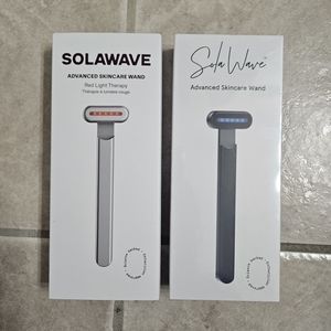 Solawave Red light and blue light therapy wands